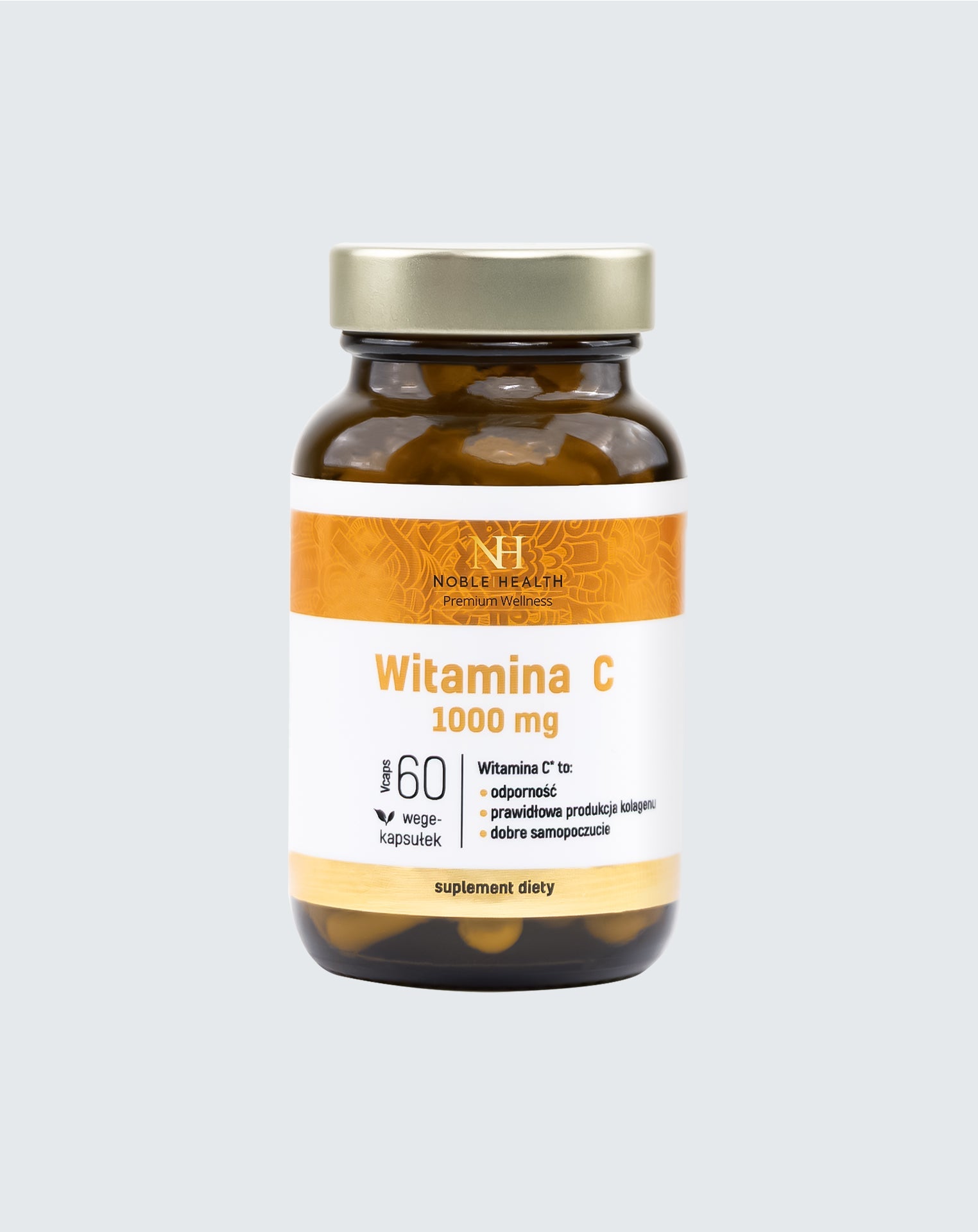 Vitamine C Noble Health Vegan L-ascorbinezuur 1000 mg 60 capsules