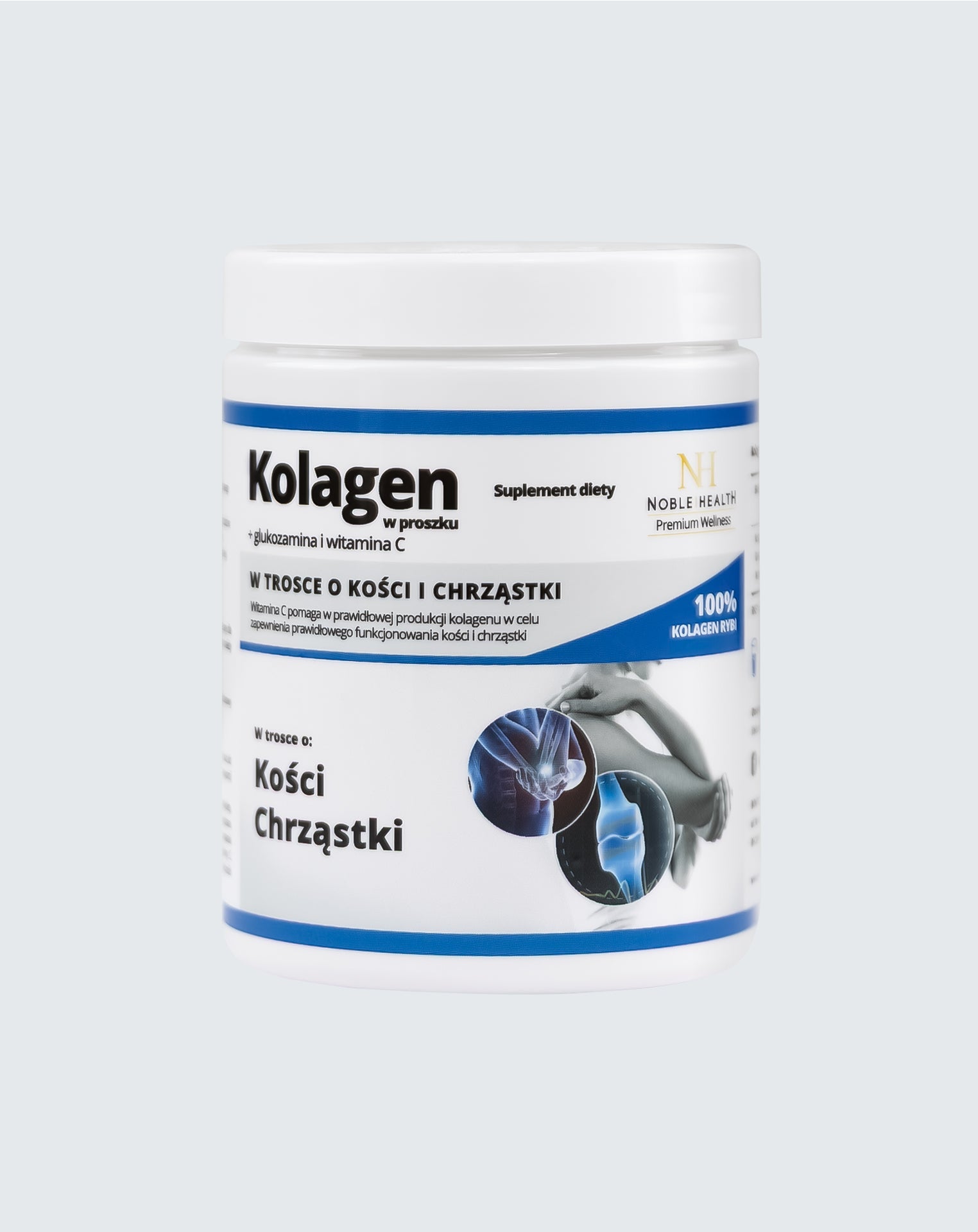 Collageen + glucosamine en vitamine C poeder - Noble Health Gezonde gewrichten