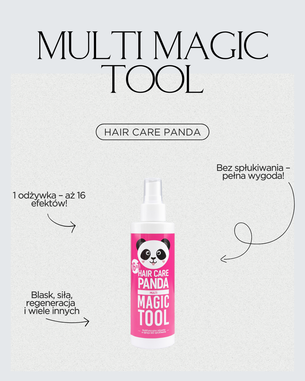 Multi Magic Tool - Haarverzorging Panda
