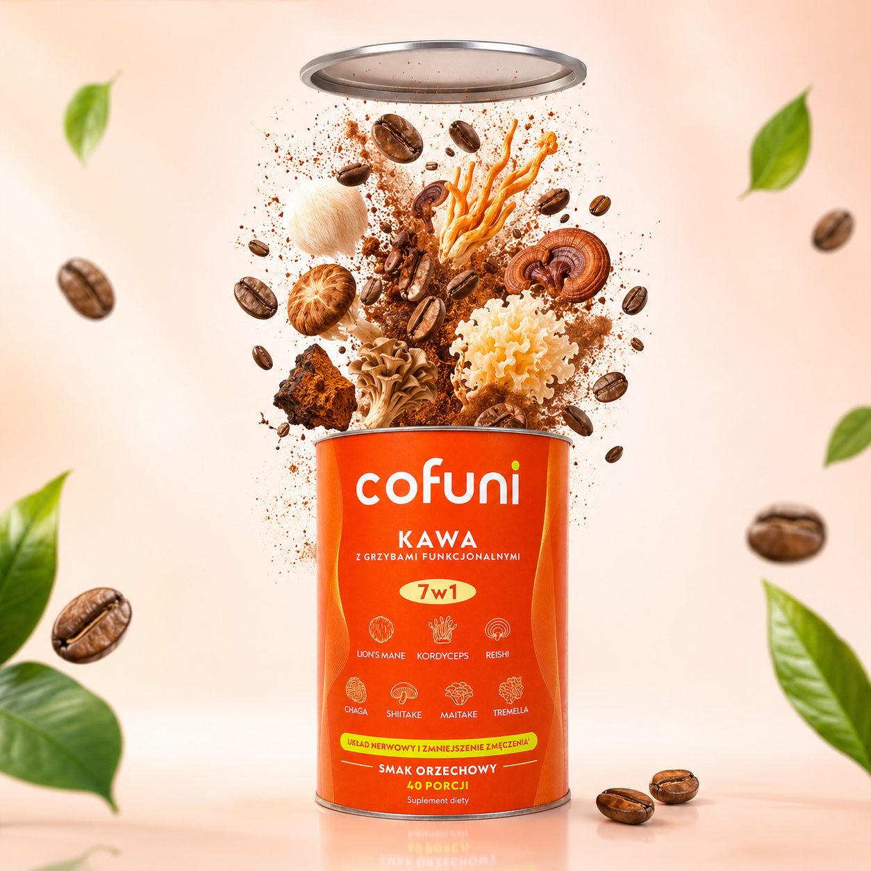 Cofuni - champignonkoffie met adaptogenen